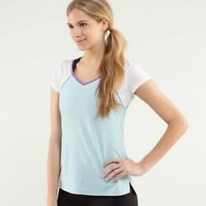 LULULEMON Run: Mod Moves Short Sleeve Size 6 C28